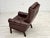 Danish Armchair in Brown Furniture Leather, 1970s For Sale - Image 15 of 18