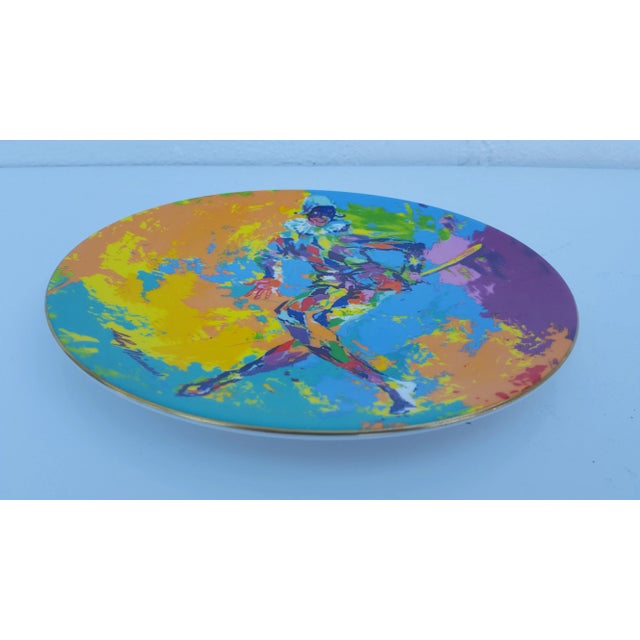 1974 Leroy Neiman - Harlequin - Colorful Decorative Ceramic Plate For Sale In Miami - Image 6 of 8