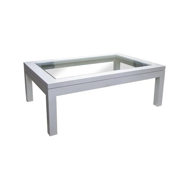 Fremarc Fremarc Designs Parsons Coffee Table For Sale - Image 4 of 4