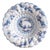 Blue and White Lobed Chinoiserie Dish, 1700s For Sale