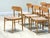 Wood Model 501 Papercord Dining Chairs in Oak from A.M Møbler, 1960s, Set of 8 For Sale - Image 7 of 17