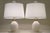 Art Deco 1930s Art Deco Aladdin Alacite Milk Glass Acanthus Leaves 2-Way Table Lamps - a Pair For Sale - Image 3 of 11