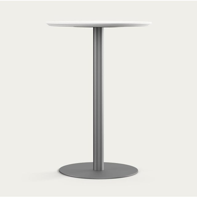 Henrik tengler train high table legs: graphite, tabletop: laminate white for one collection part of the original train...