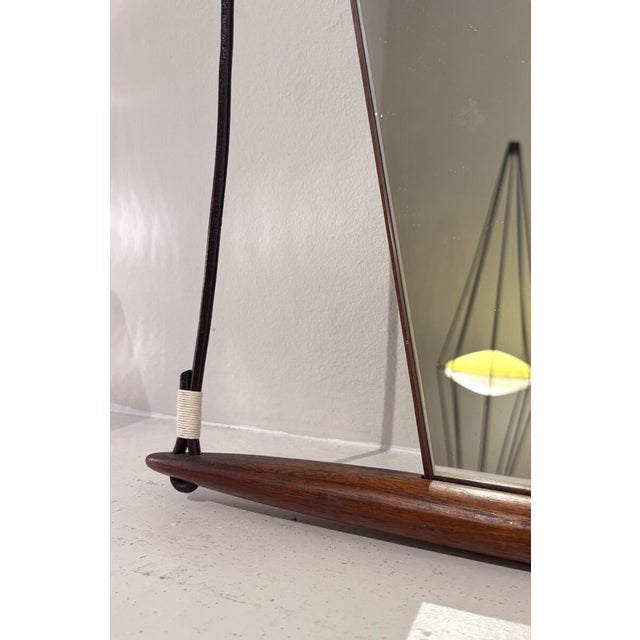 Mid-Century Modern Paraggi Hanging Mirror by Ico Parisi for MIM, Italy, 1958 For Sale - Image 3 of 6