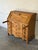 Oak Bureau With Drop-Front Desk and Three Serpentine Drawers Danish Mid-Century Modern 1970s For Sale - Image 10 of 11