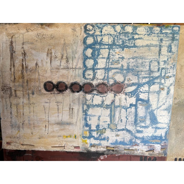 Mixed Media Mid Century Modern Abstract Art by Craig McCord For Sale In Dallas - Image 6 of 10