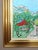 Green Mid-Century Modern 'Valley Walk' Expressive Landscape Oil Painting by Swedish Artist Uno Vallman (1913-2004), Framed For Sale - Image 8 of 10
