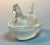 This vintage hen on nest salt cellar exudes timeless charm. It measures 2.5 inches in length and 2 inches in width and...