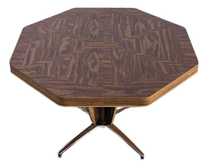 1960s Chromcraft Laminate Dining Table With Star Base, Mid-Century