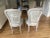 French Pair of 1960s French Style Provincial Boudior/Side Chairs For Sale - Image 3 of 7