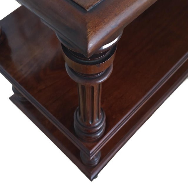 Mahogany Etagere on Bronze Casters, by Robert Strahan, Dublin, Mid-19th Century For Sale - Image 17 of 18