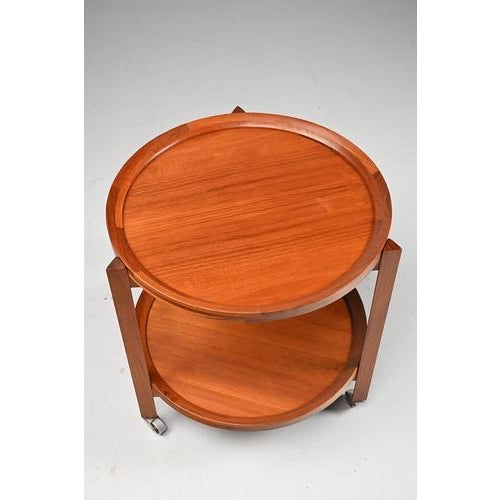 Vintage Teak Trolley by Sika Furniture For Sale - Image 4 of 11