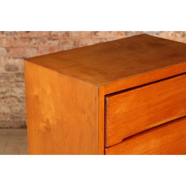 Wood Mid-Century Birch Chest of 6 Drawers, 1960s For Sale - Image 7 of 9