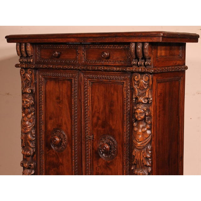 17th Century Italian 2-Door Buffet For Sale - Image 4 of 15