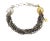 Gurhan Delight 24k Gold Layered & Sterling Silver Beads Chain Bracelet For Sale