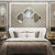 Glass Templeton Mirror In Matte White For Sale - Image 7 of 8