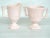 This lovely Set of a Creamer and Sugar Bowl is made of milk glass. The two pieces of this Set both showcase wonderfully...