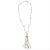 Vintage Gold Wash Over Sterling Silver Sculptural Modernist Signed Pendant Necklace For Sale