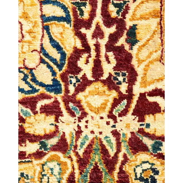 Traditional Eclectic, One-of-a-Kind Handmade Area Rug in Red, 6' 1" x 8' 7" For Sale - Image 3 of 8