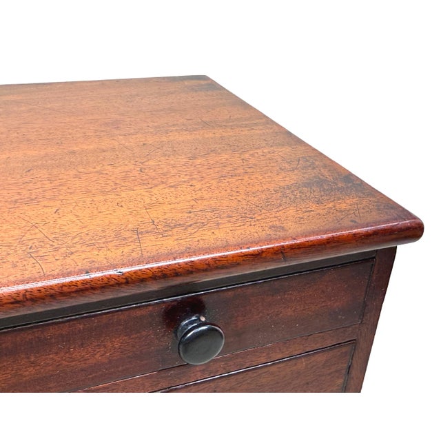 Wood Mid-19th Century Mahogany Miniature Chest of Drawers, 1850 For Sale - Image 7 of 12