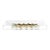 Leopard Seeing Double White Acrylic Rectangle Decorative Tray, Large For Sale - Image 4 of 9