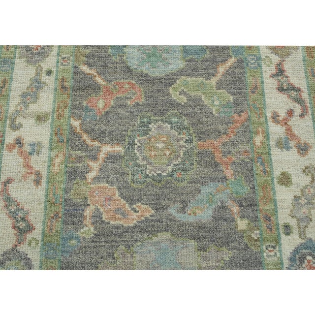 Turkish Oushak Rug 2'8" x 5'1" #17469 For Sale In Houston - Image 6 of 8