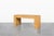 Vintage Postmodern Bamboo Parquet Waterfall Console Table For Sale - Image 9 of 13