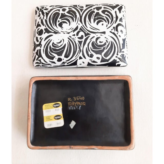 Mid 20th Century Italian Ceramic Box by Raymor For Sale - Image 5 of 9