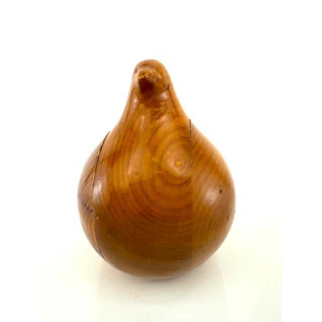 Vintage Mid Century Wood Hand Carved Wood Bird For Sale In Little Rock - Image 6 of 12