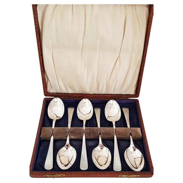 Sterling Silver Spoons from James Dixon & Sons, Sheffield, 1918 For Sale - Image 3 of 3