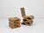 Easy Edges Wiggle Side Chair with Stool by Frank Gehry for Vitra, Set of 2 For Sale - Image 5 of 18