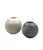 Mid-Century Modern Set of 2 Spherical Gres Vases, Franco Bucci Italy Ca. 1970 For Sale - Image 10 of 18