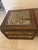 Vintage South East Asian Hand-Carved Five-Drawer Coffee Table With 3 Piece Glass Top Insets For Sale - Image 10 of 12