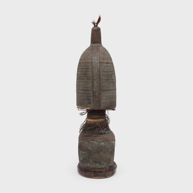 African Early 20th Century MaHongwe-Style Reliquary Figure For Sale - Image 3 of 6