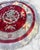 Vintage Mid-Century Hand-Knotted Chinese Wool Dragon Rug 5ft (4’11”) Round Accent Rug. Excellent Vintage Condition. For Sale - Image 4 of 7