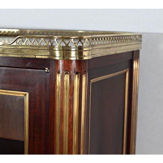 Late 19th Century Louis XVI Style Mahogany Library For Sale - Image 10 of 18