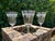 1920s Set of Three Fostoria Optical Bowl With Etched Grapevine Design Around Bowl For Sale - Image 9 of 10