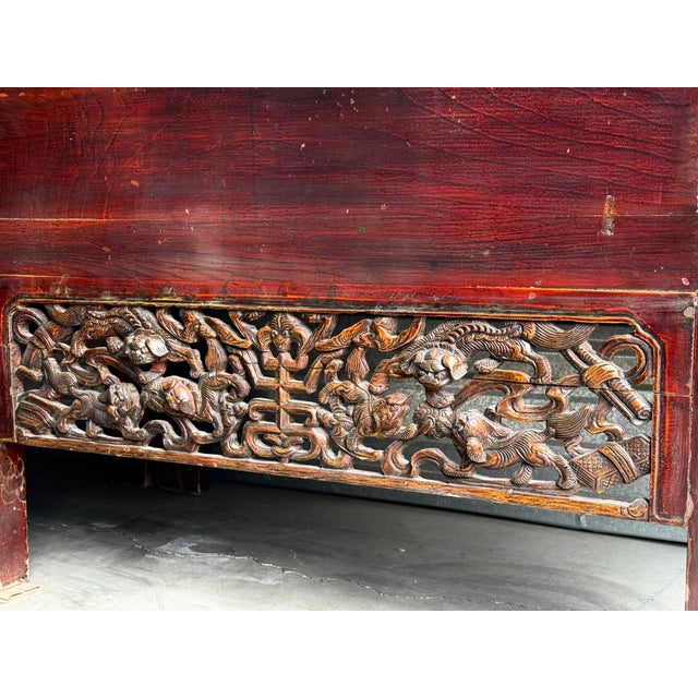 Brown Qing Dynasty Chinese 19th Century Cabinets - A Pair For Sale - Image 8 of 18