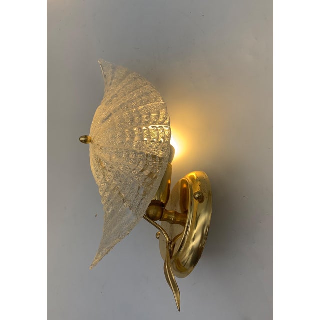 1970s Vintage Wall Lamp in Murano from Italamp, 1970 For Sale - Image 5 of 5