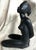 Vintage Seated African Woman Ceramic Sculpture For Sale In New York - Image 6 of 18