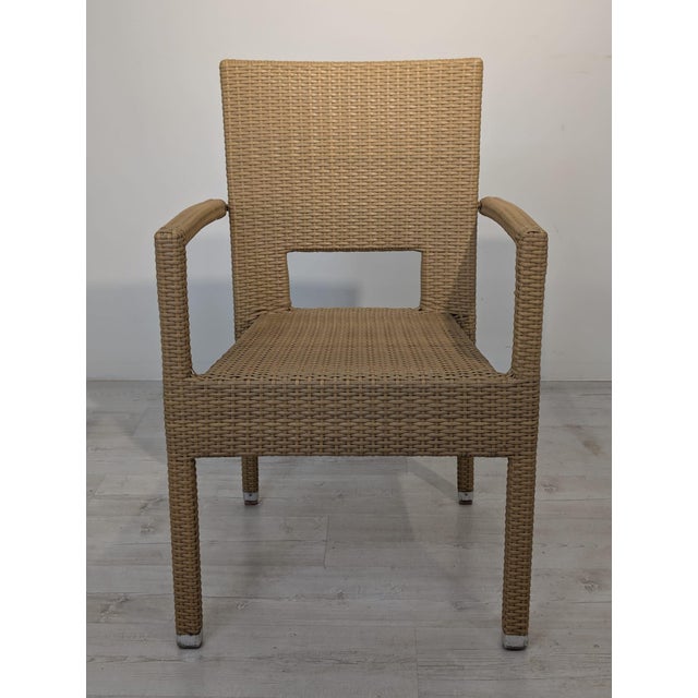 Plastic Beige Technorattan Garden Chair from Moy, 2010s For Sale - Image 7 of 13