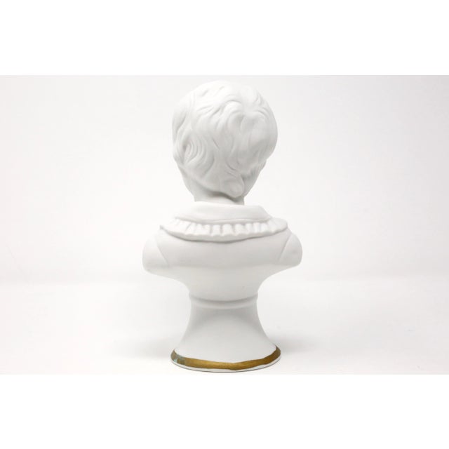 Lefton Vintage Porcelain Boy Bust For Sale - Image 4 of 9