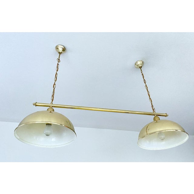 Large Vintage Pendant Light in Brass from Honsel, 1960s For Sale - Image 16 of 18