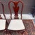 American 1990s Thomasville Queen Anne Solid Cherry Dining Chairs With Shell Carvings - A Pair For Sale - Image 3 of 12