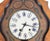 19th Century French Napoleon III Wall Clock, Enamel Face and Wood Marquetry Offered for sale is a 19th-century French...