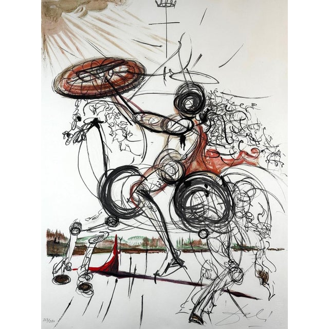 ARTIST: Salvador Dali TITLE: Crazy Horse MEDIUM: Lithograph SIGNED: Hand Signed EDITION NUMBER: 223/250 MEASUREMENTS:...