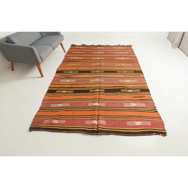 1960s Decorative Handwoven Anatolian Carpet For Sale - Image 4 of 11