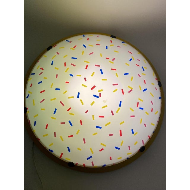 Vintage Disk Ceiling Light from Valenti Luce, 1960 For Sale - Image 4 of 15