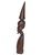 A finely carved standing figure in the Makonde tradition of Tanzania and Mozambique, one of East Africa's most celebrated...