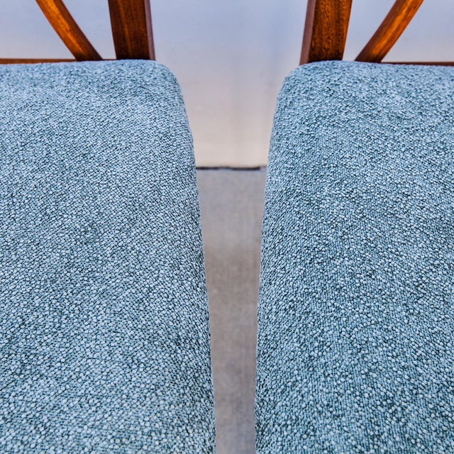 Vintage Mid Century Modern Teak & Afromosia Dining Chairs For Sale - Image 10 of 15